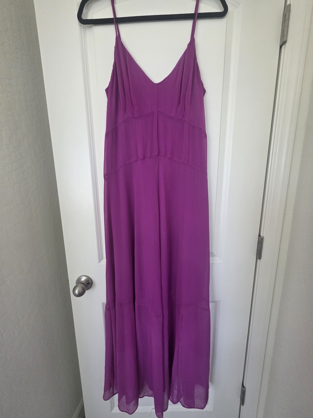 Bar III Sleeveless Spaghetti-Strap Maxi Dress in Fuchsia